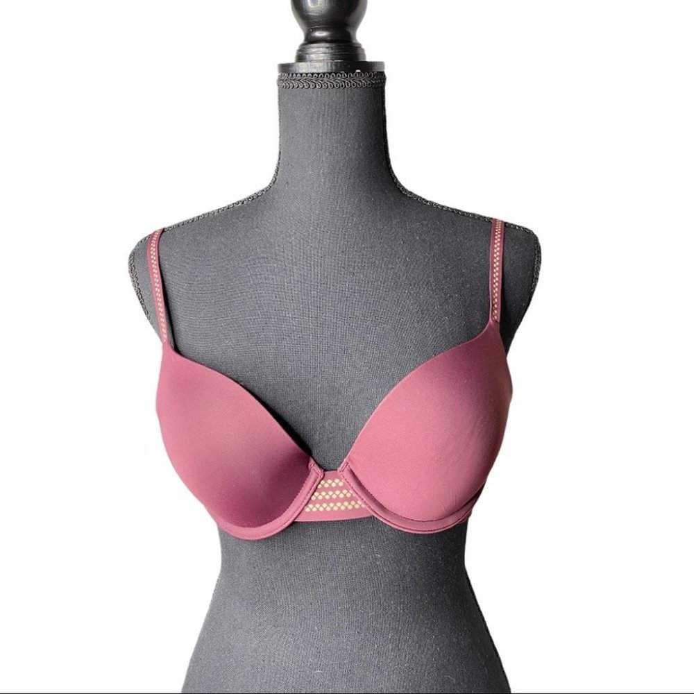 DKNY Intimates Deep Purple Padded Bra Size 34B💚 SALE